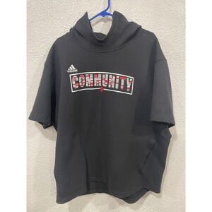 Adidas IU Indiana Hoosiers Hooded S/S Sz XLarge Sweatshirt